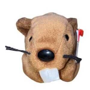 Ty Beanie Babies Bucky Beaver Plush Stuffed Animal Hang 4th Gen Tush 4th Gen Tag